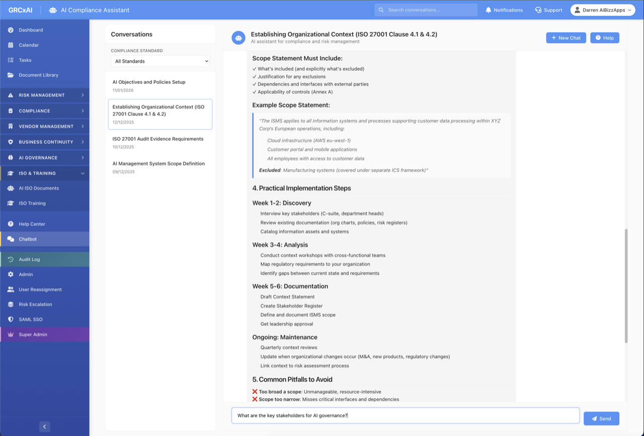 AI Chatbot Conversation